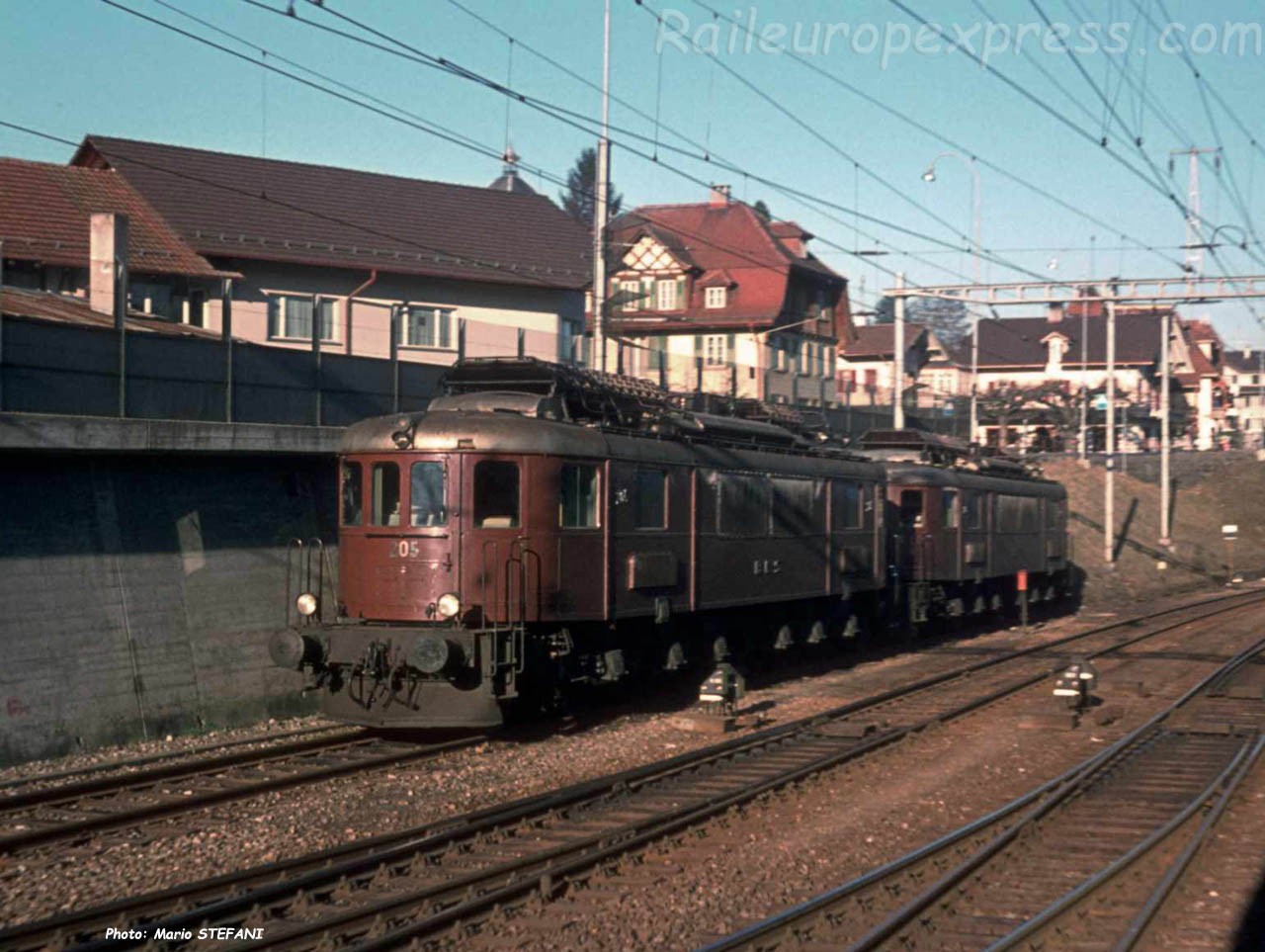 Ae 6/8 205 BLS à Spiez (CH)