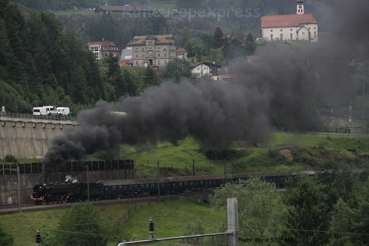 141 R 1244 SNCF à Wassen (CH)