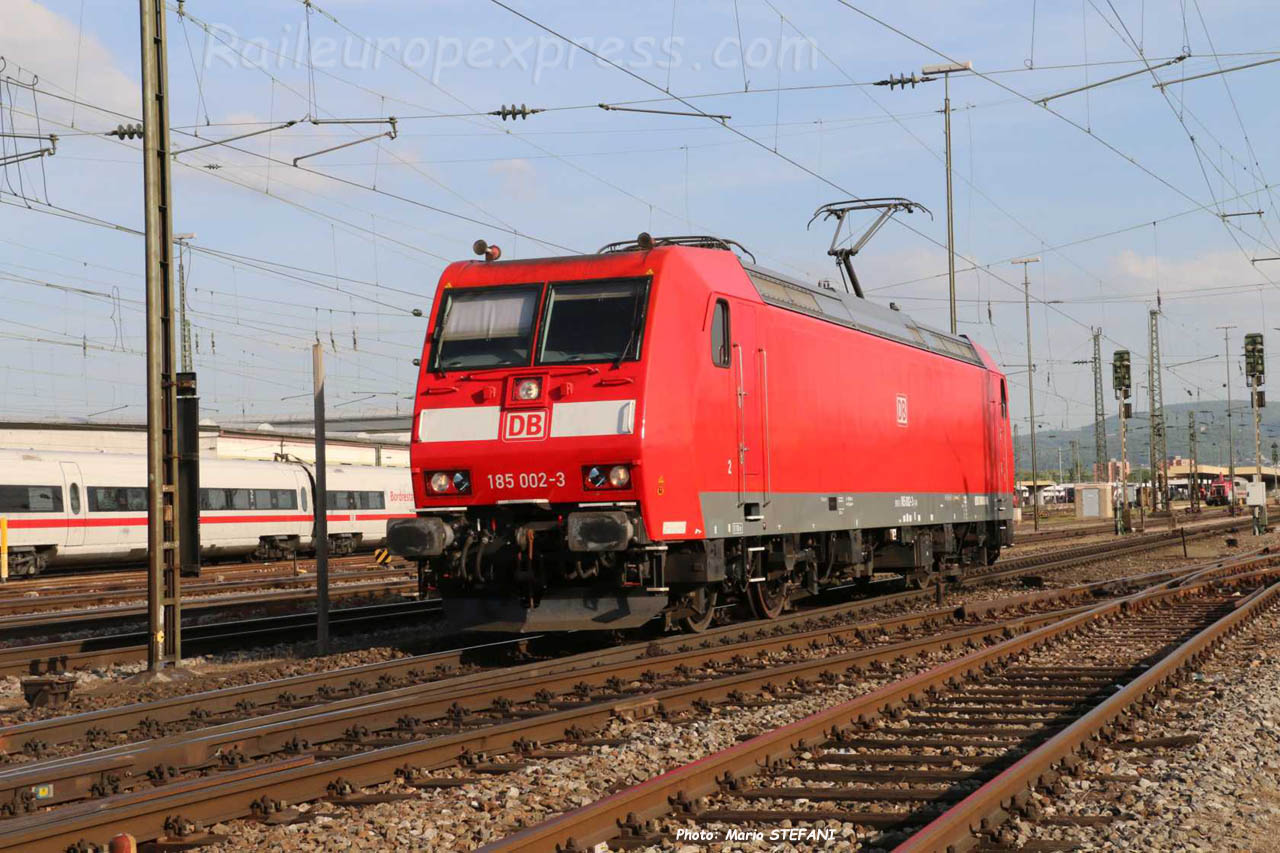 185 002-3 DB à Basel (CH)