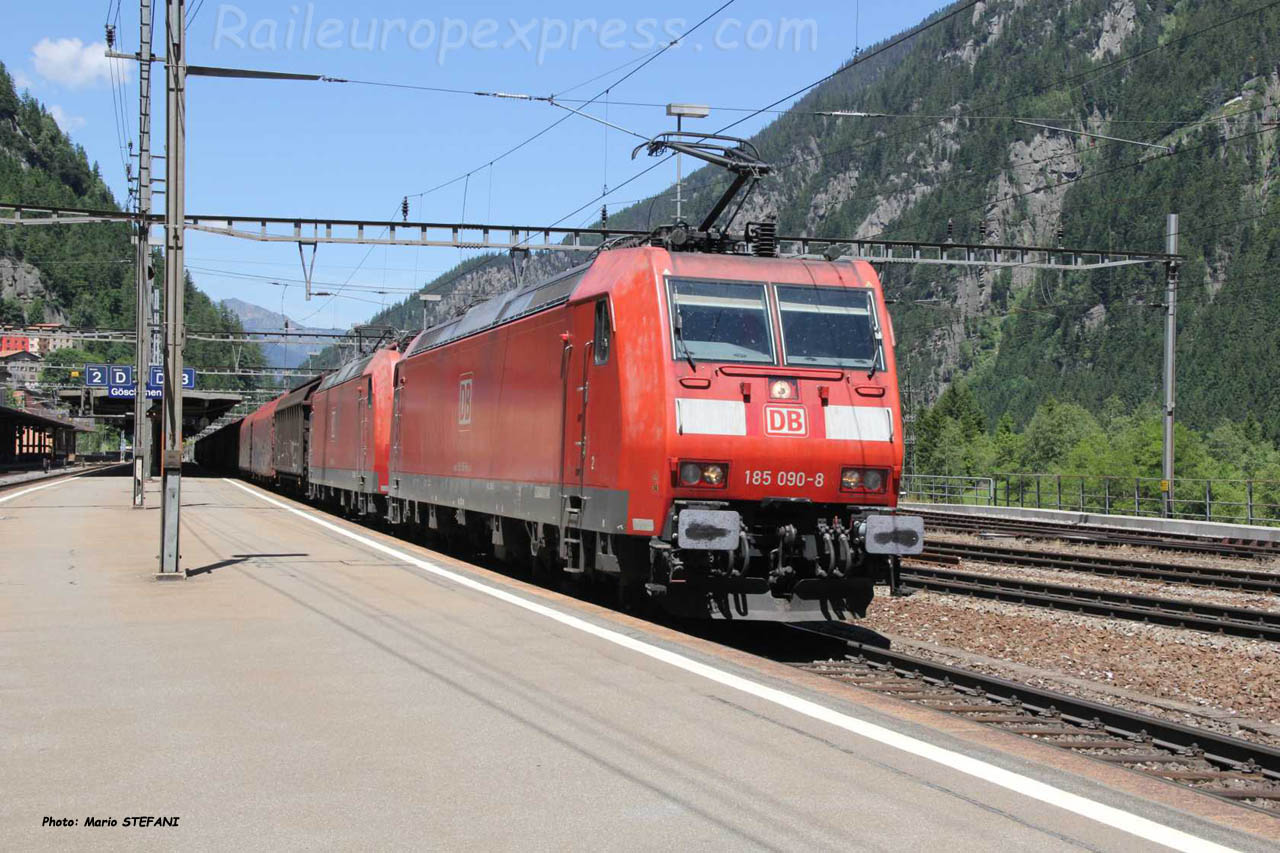 185 090-8 DB à Göschenen (CH)