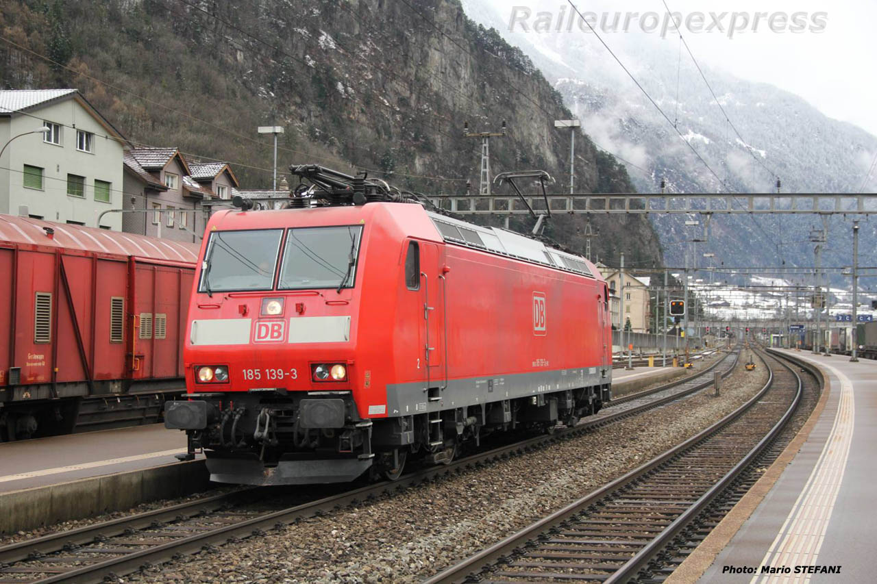 185 139-3 DB à Erstfeld (CH)