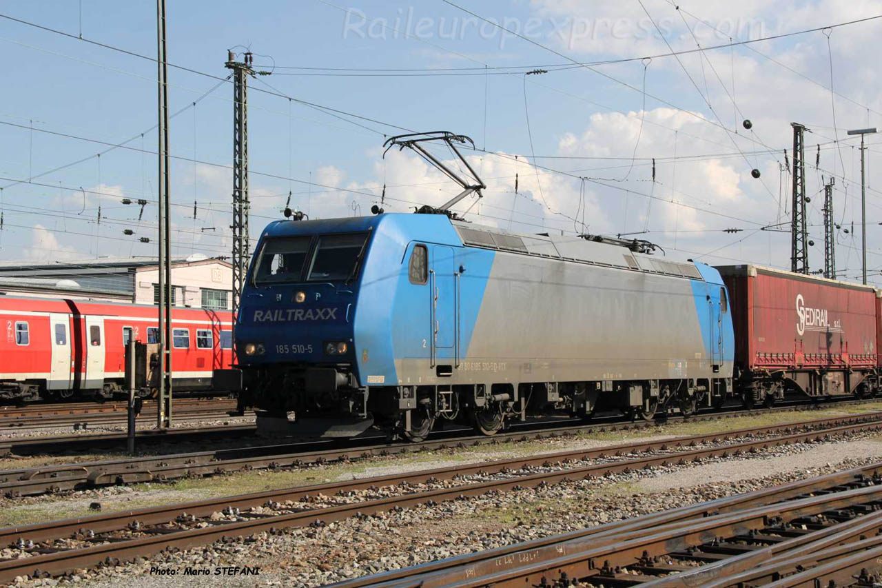 185 510-5 Railtraxx à Basel (CH)