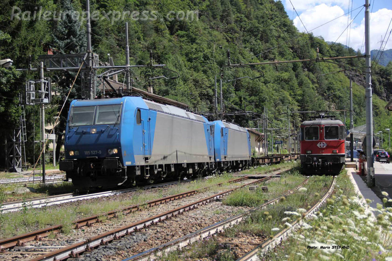 185 527-9 Crossrail à Iselle (CH)