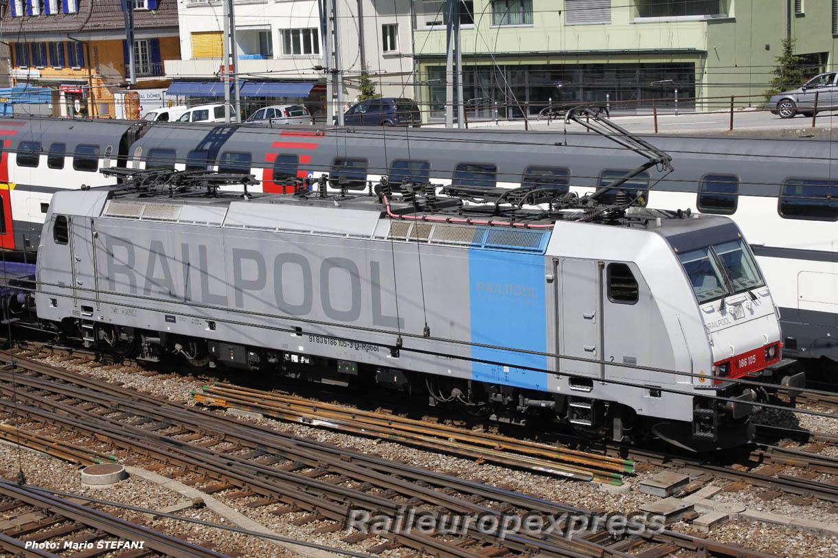 186 105-3 Railpool à Spiez