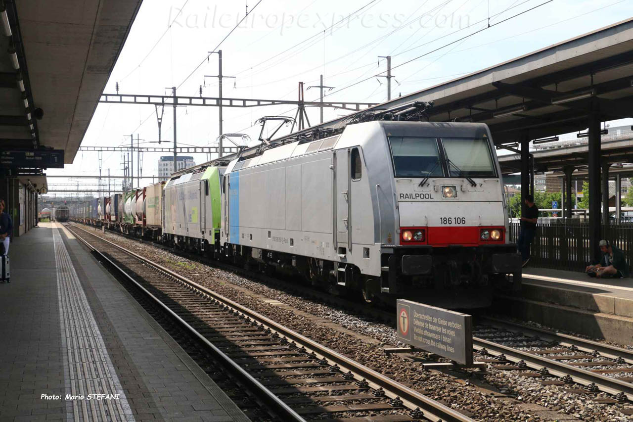 186 106 Railpool à Pratteln (CH)