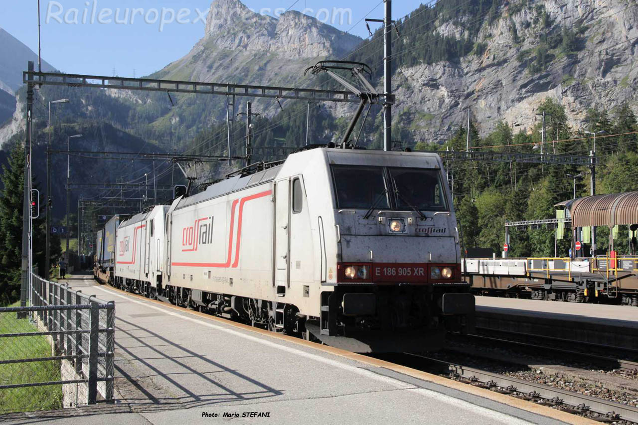 186 905 Crossrail à Kandersteg (CH)