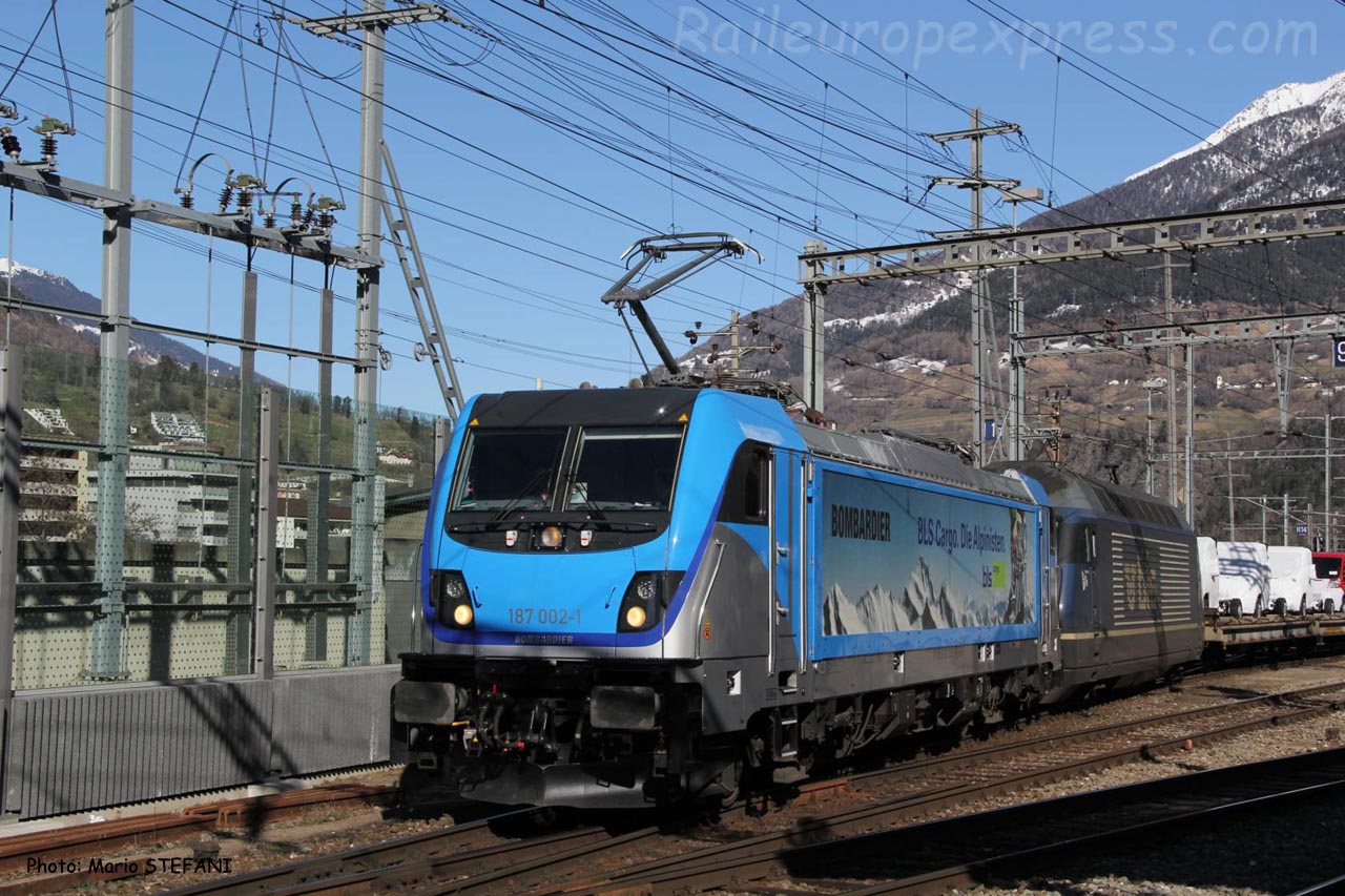 187 002-1 BLS à Brig (CH)