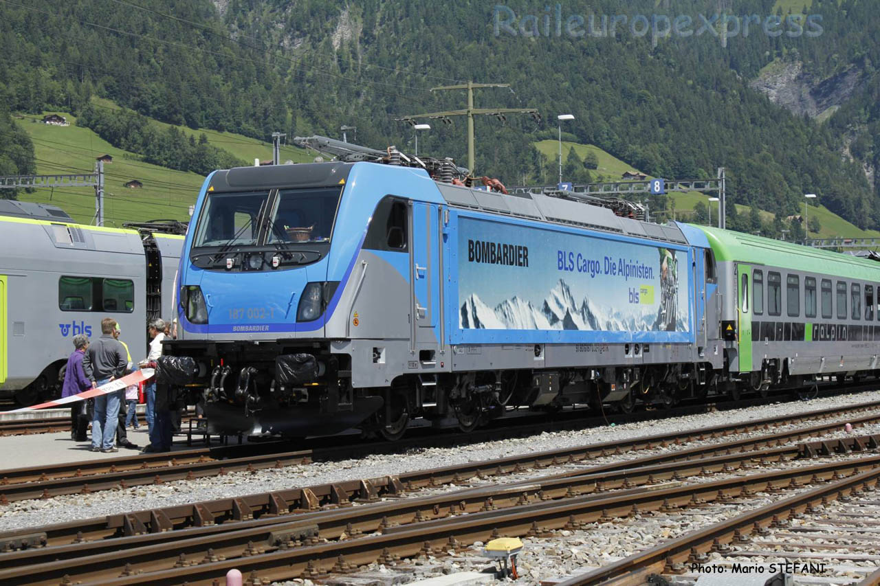 187 002-1 BLS à Frutigen (CH)