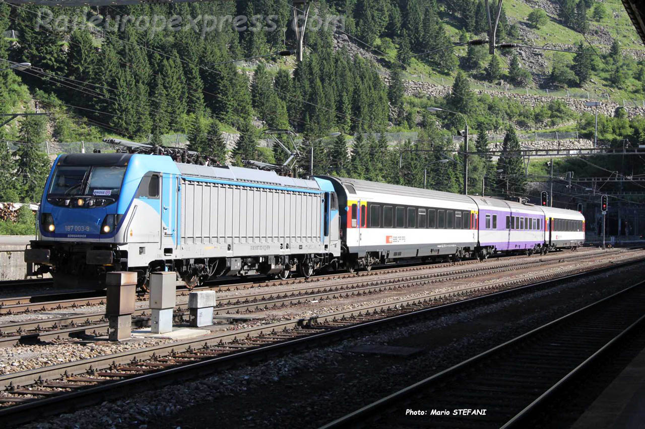 187 003-9 BLS à Göschenen (CH)