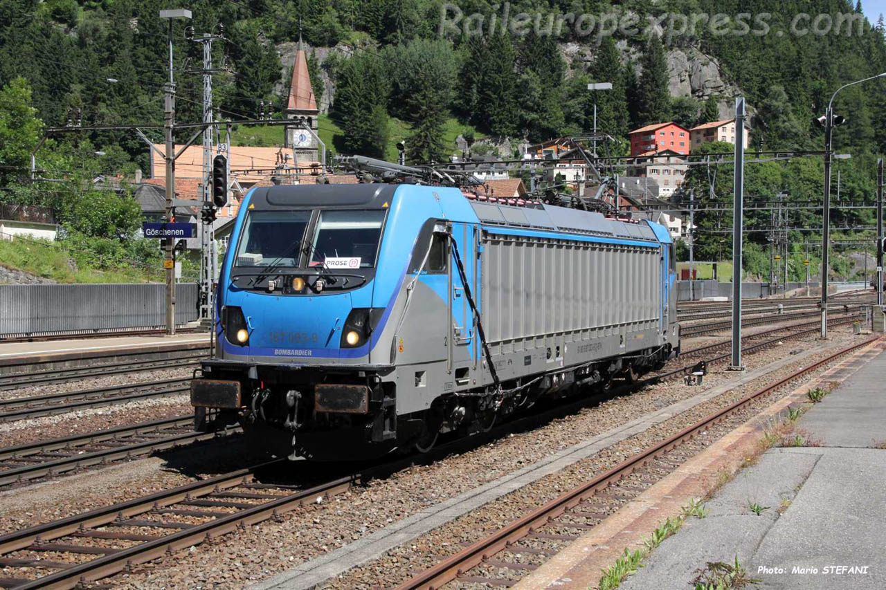 187 003-9 BLS à Göschenen (CH)