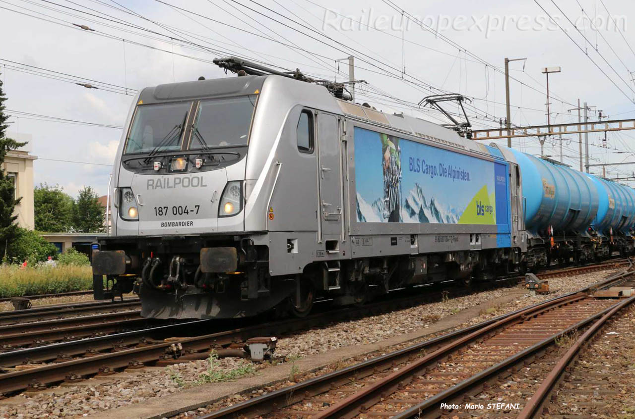 187 004-7 BLS à Pratteln (CH)