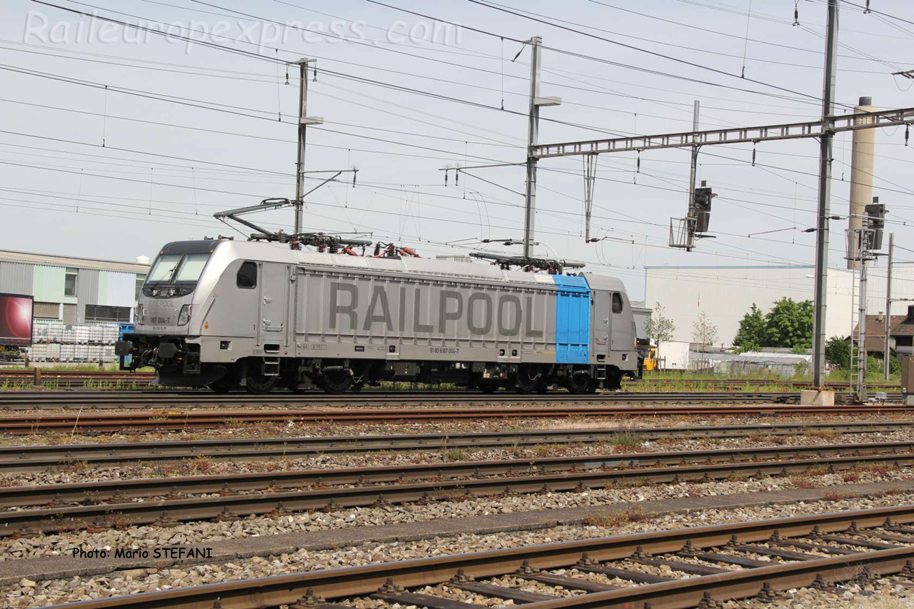 187 004-7 Railpool à Pratteln (CH)