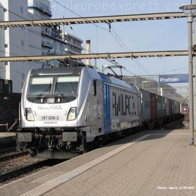 187 006-2 Railpool à Pratteln (CH)