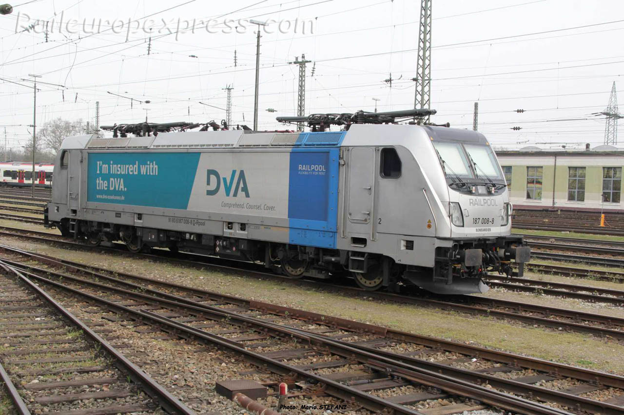 187 008-8 DVA à Basel (CH)