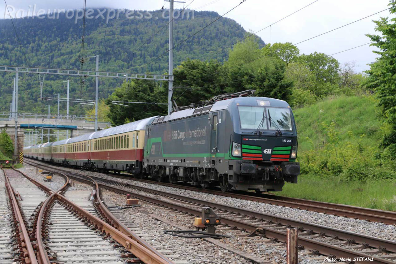 193 258 CFF à Boudry (CH)