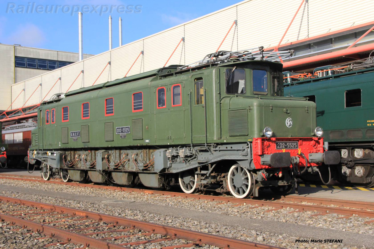 2D2 5525 SNCF à Genève (CH)