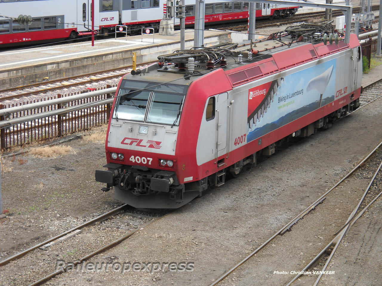 4008 CFL en gare de Luxembourg