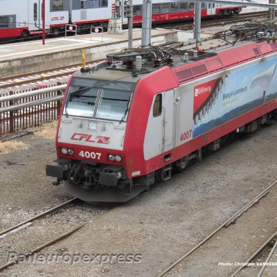 4008 CFL en gare de Luxembourg