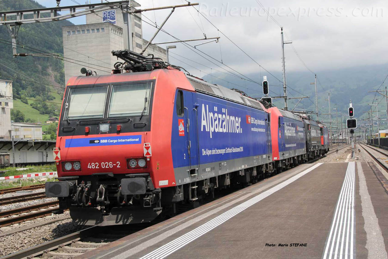 482 026-2 CFF à Brunnen (CH)