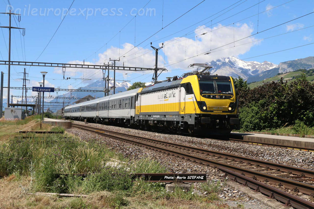 487 001 Swiss Rail Traffic à Sierre (CH)