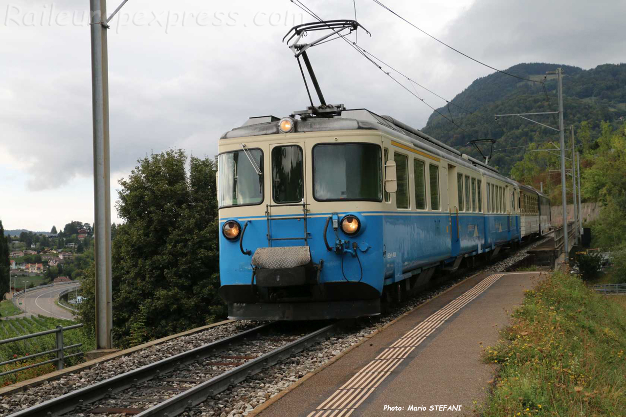 ABDe 8/8 4000 MOB au Châtelard (CH)