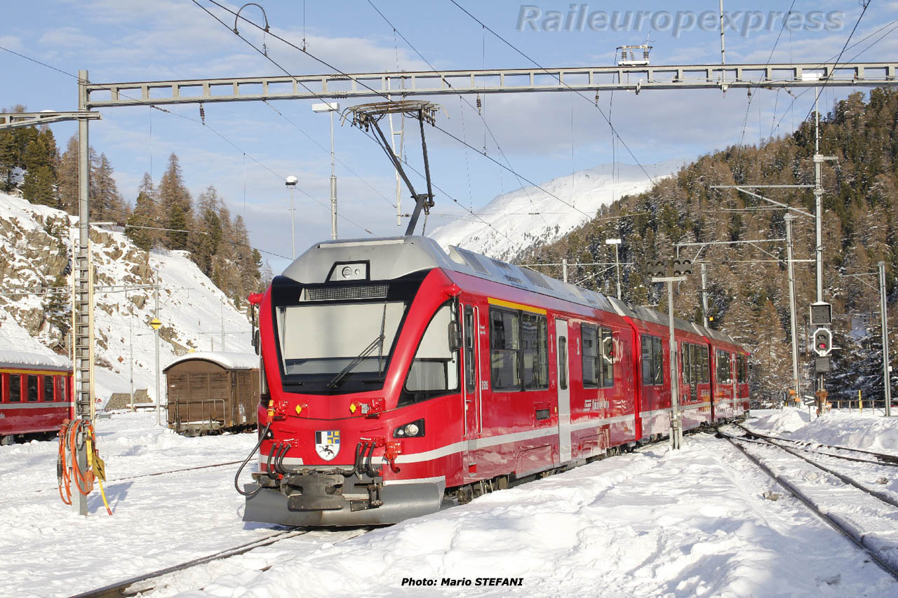 ABe 812 RhB à Saint Moritz (CH)