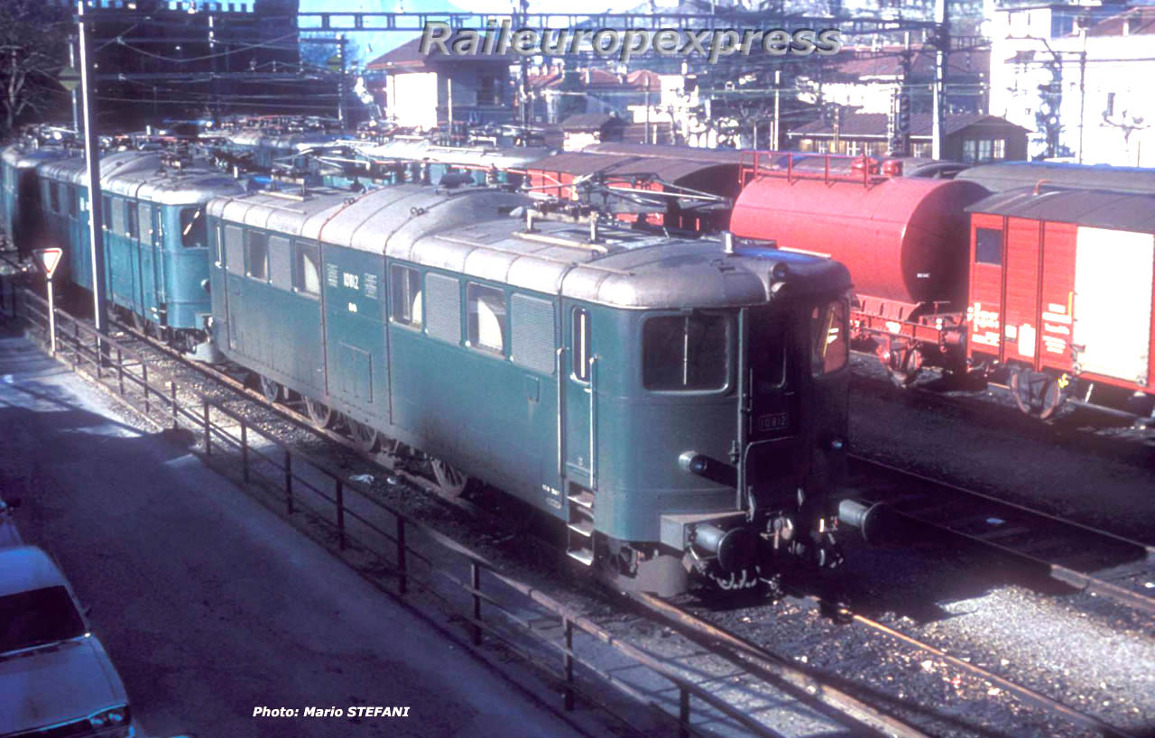 Ae 4/6 10812 CFF à Bellinzona (CH)