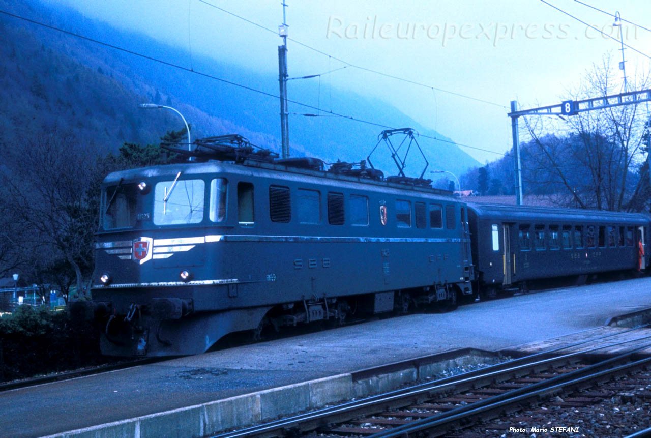 Ae 6/6 11425 CFF à Interlaken (CH)