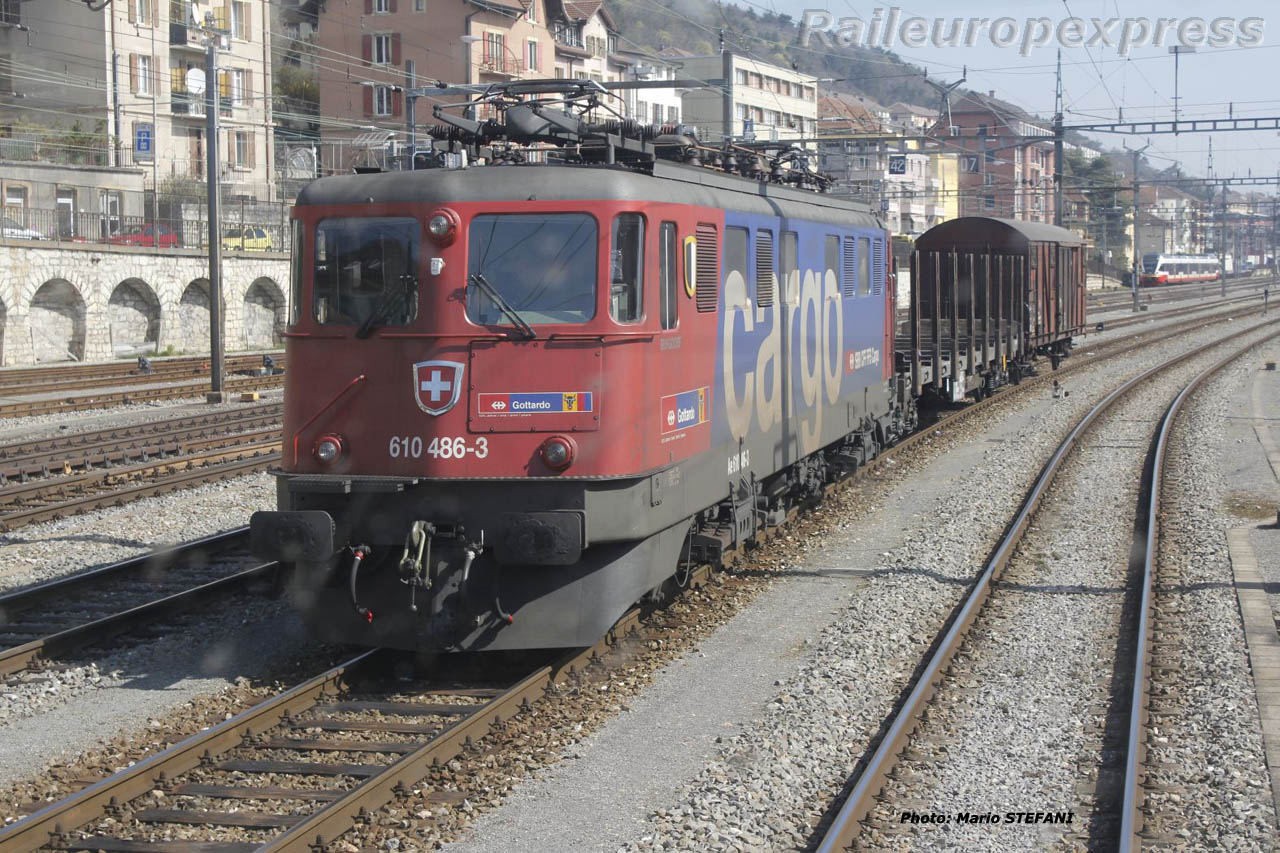 Ae 610 186-3 CFF à Neuchâtel (CH)