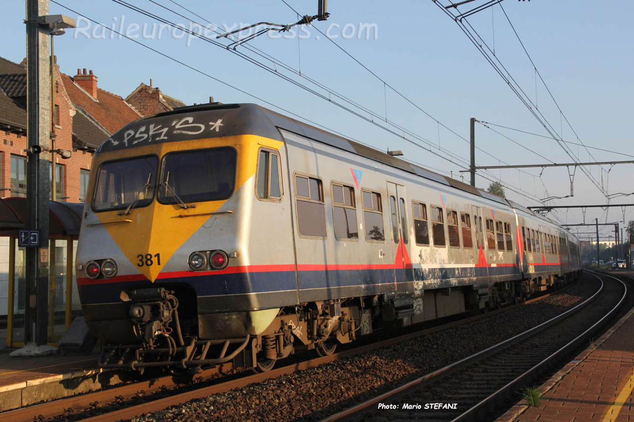 AM 381 SNCB à Bilzen (B)