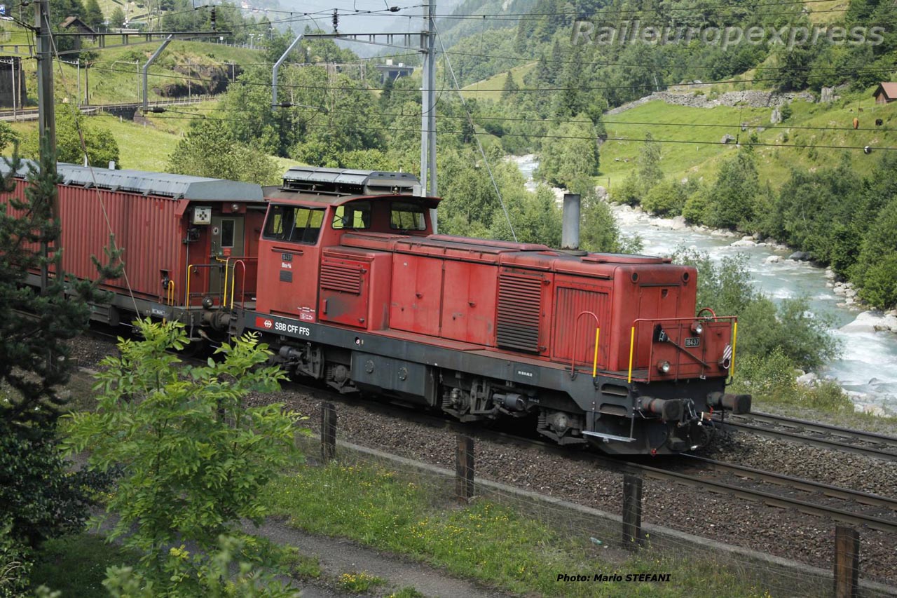 Am 841 010-2 CFF à Wassen (CH)