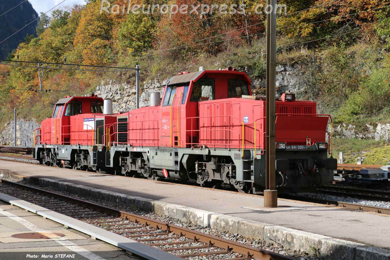 Am 841 020-1 CFF à Chambrelien (CH)