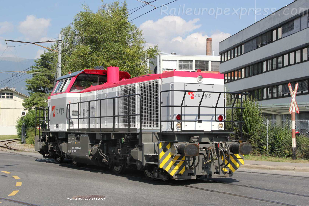 Am 842 705-6 Travys aux Granges Orbe (CH)