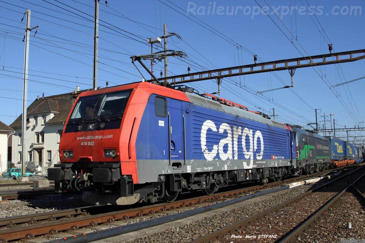 Re 474 002 CFF à Pratteln (CH)