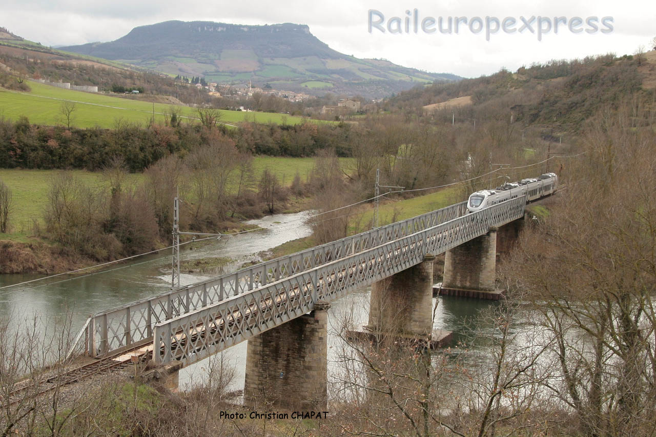 Automotrice SNCF, essais sur la ligne des Causses.