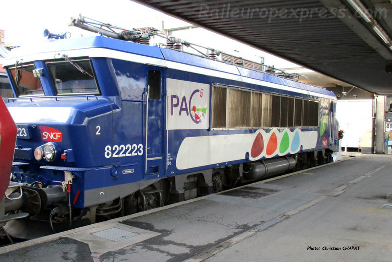 BB 22223 SNCF à Paris Bercy (F-75)