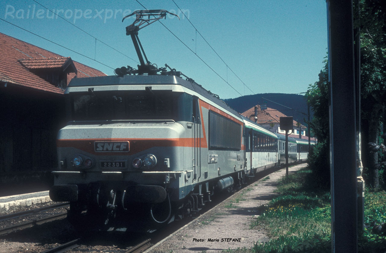 BB 22301 SNCF à Pontarlier (F-25)