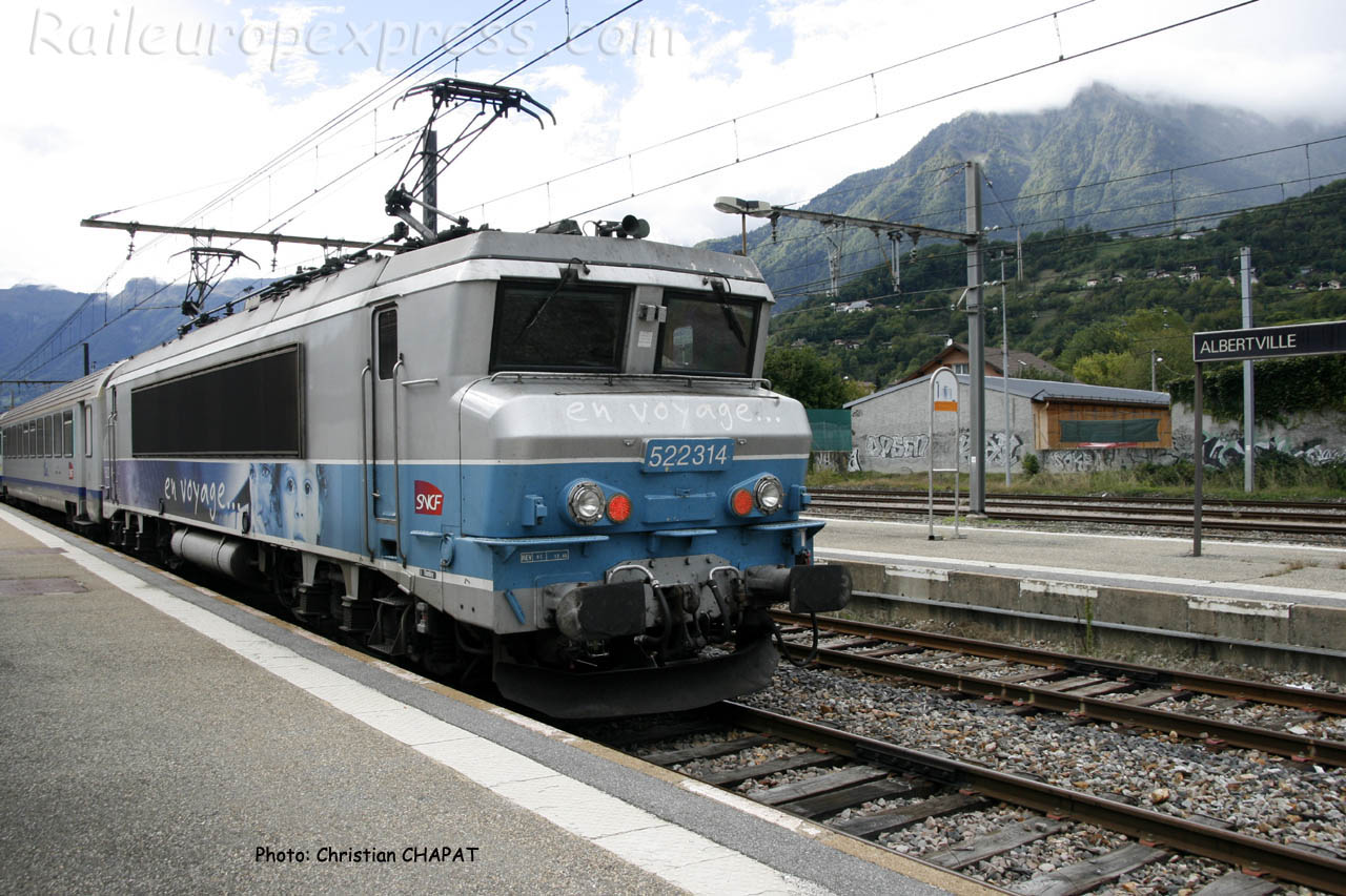 BB 22314 SNCF à Albertville (F-73)