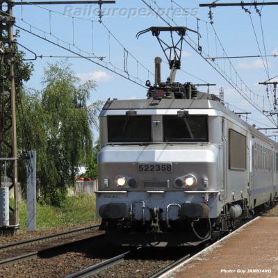 BB 22358 SNCF à Gevrey (F 21)