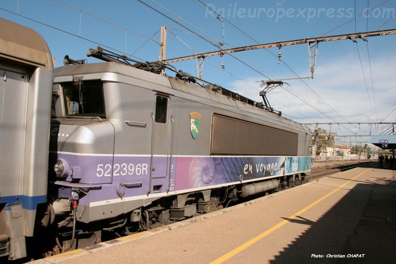 BB 22396 SNCF à Miramas (F-13)