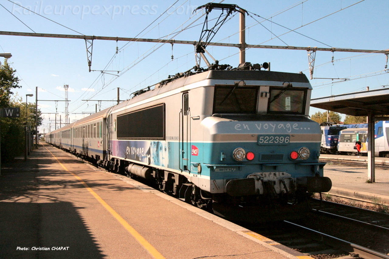 BB 22396 SNCF à Miramas (F-13)