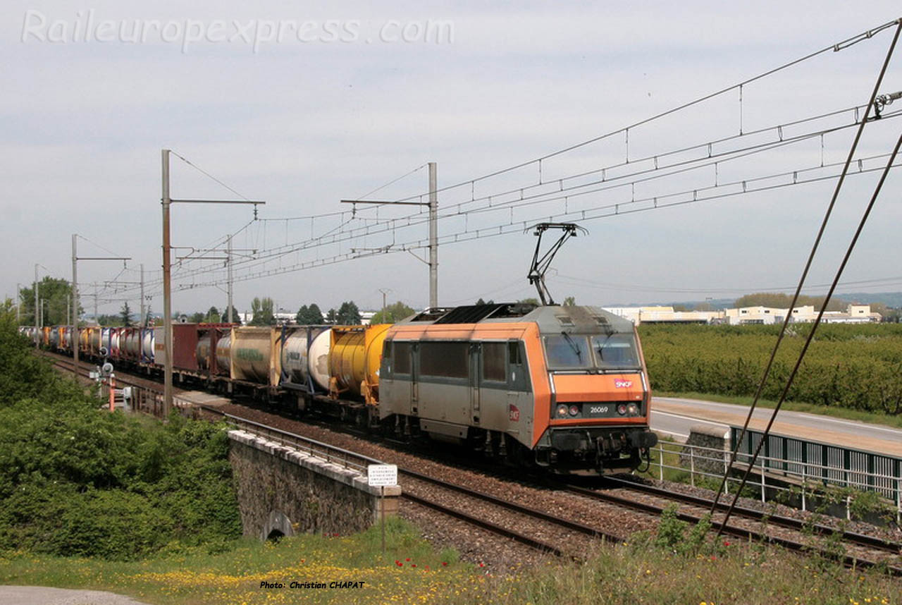 BB 26069 SNCF à Andance (F-07)