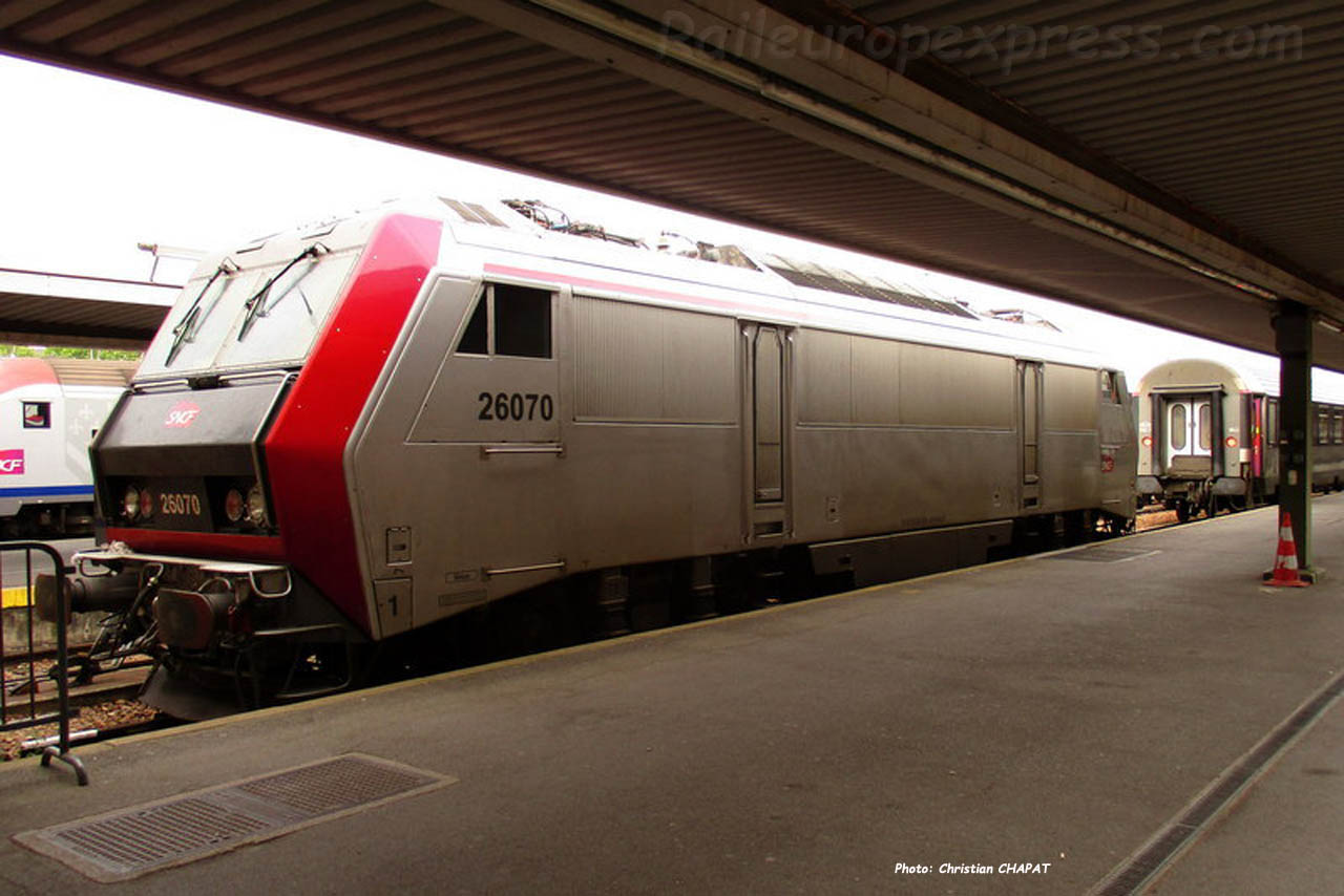 BB 26070 SNCF à Paris-Bercy (F-75)