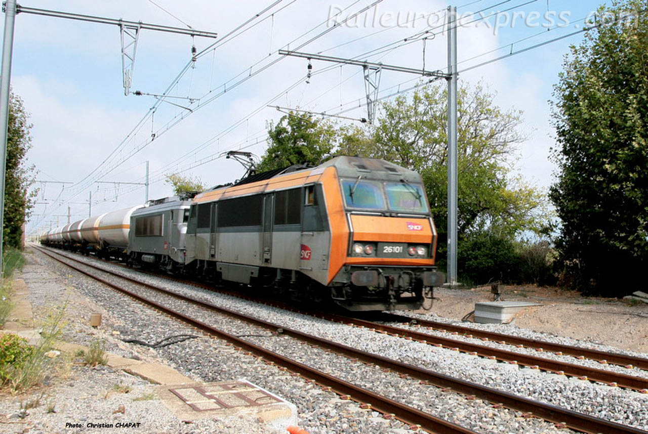 BB 26101 SNCF à Vic-Mireval (F-34)