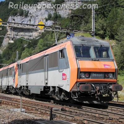 BB 26186 SNCF à Vallorbe (CH)