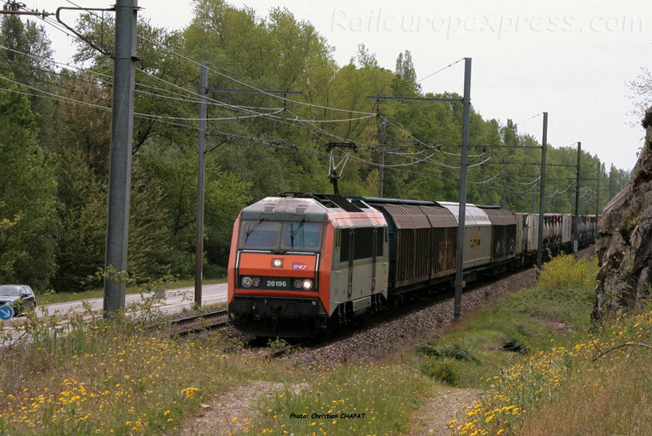 BB 26196 SNCF à Andance (F-07)