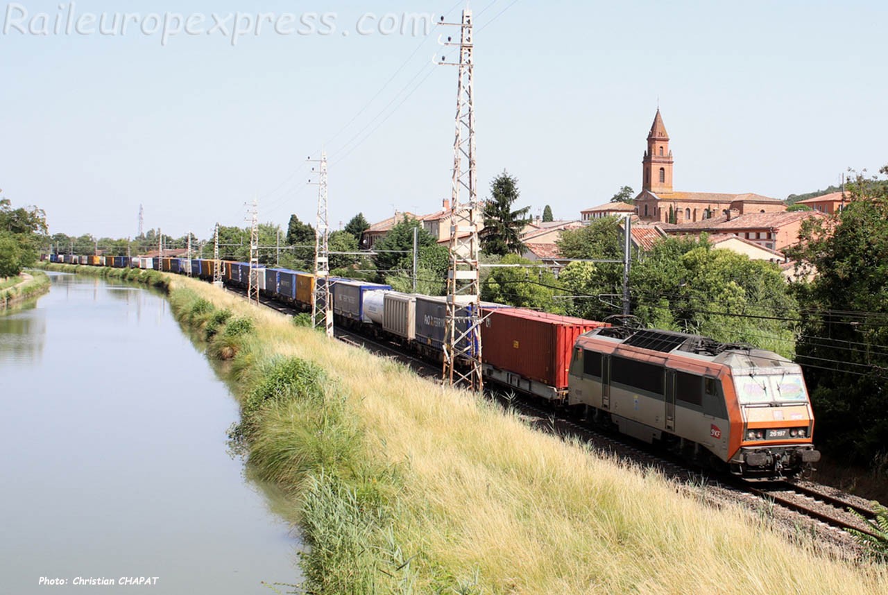 BB 26197 SNCF à Pompignan (F-82)