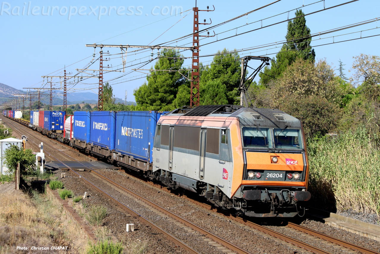 BB 26204 SNCF à Conilhac Corbières (F-11)