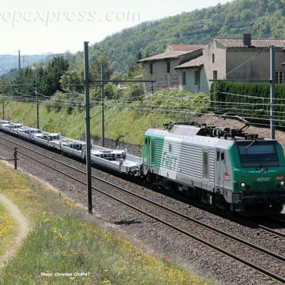 BB 27027 SNCF à Saint Bosc (F-07)