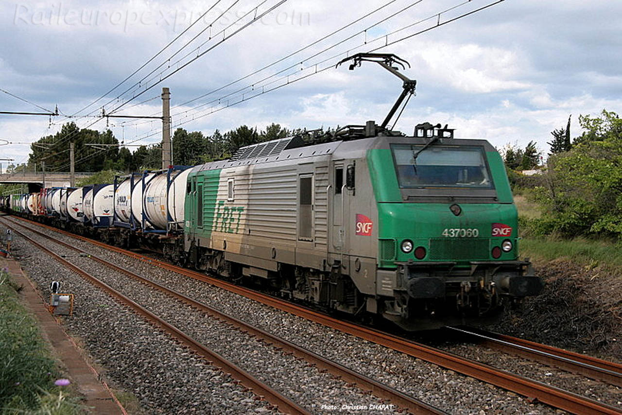 BB 37060 SNCF près de Montpellier (F-34)